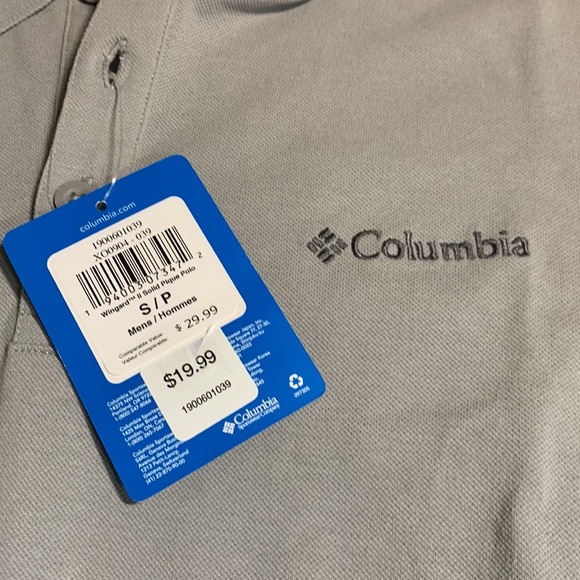 Columbia Mens Wingard II Solid Pique Polo - Picture 3 of 7